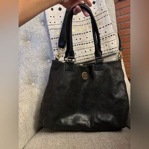 Tory Burch Black Leather Tote❤️